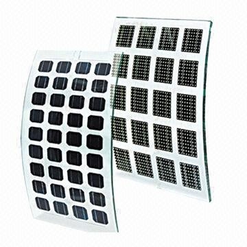 El panel solar moderado modelado claro forma arcos vidrio fotovoltaico para la característica del módulo de BIPV