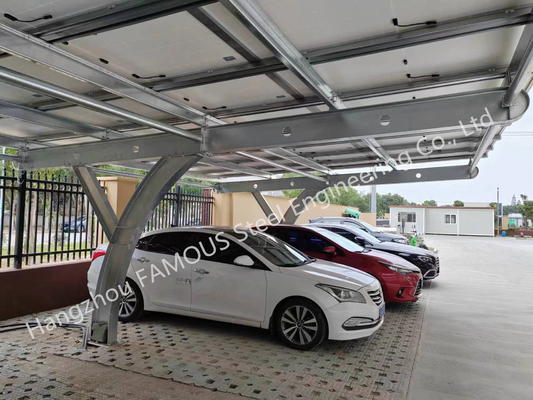 Carport solar comercial Bausatz para las estructuras prefabricadas del Carport del picovoltio de la energía limpia de la sombra