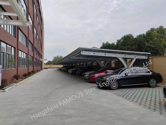 Carport solar comercial Bausatz para las estructuras prefabricadas del Carport del picovoltio de la energía limpia de la sombra