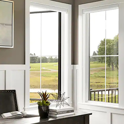 Ventana con bisagras lado de aluminio insonoro moderno con estándar de los E.E.U.U./de la UE