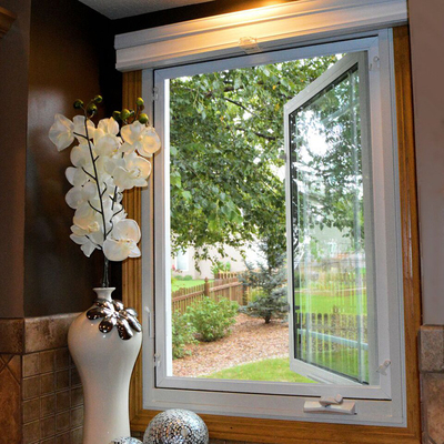 Ventana con bisagras lado de aluminio insonoro moderno con estándar de los E.E.U.U./de la UE