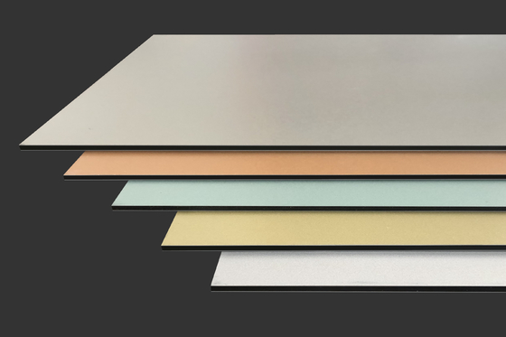 Revestimiento de aluminio de ACM ACP panel la hoja constructiva decorativa de la pantalla del metal de la fachada