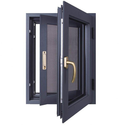 6063 puertas de Windows de la seguridad de la aleación de aluminio T5 modificaron resistente a los choques para requisitos particulares