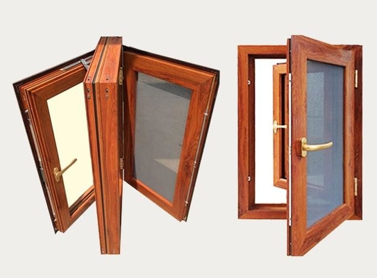 6063 puertas de Windows de la seguridad de la aleación de aluminio T5 modificaron resistente a los choques para requisitos particulares