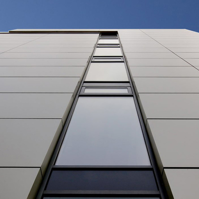 Revestimiento de aluminio de la pared del metal de PVDF panel 4m m 5m m para el edificio