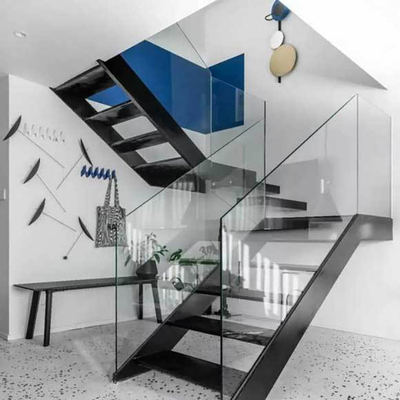 Verja de cristal moderada alta permeabilidad para la barandilla de cristal del balcón de la escalera