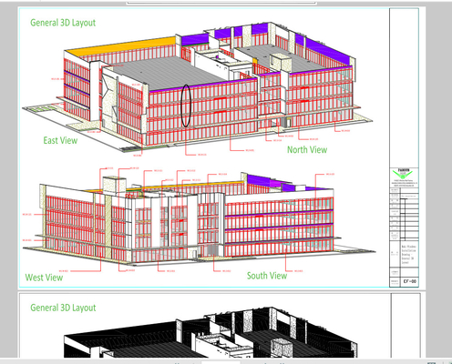 Montante medio Windows del frente de cristal de aluminio comercial de la tienda de Revit y puertas