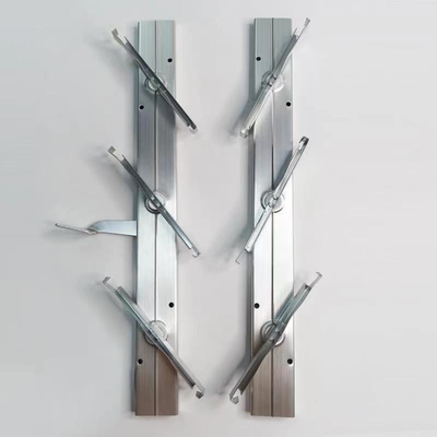 Solo mecanismo de aluminio de cristal moderado de la lumbrera para el obturador inclinable invisible