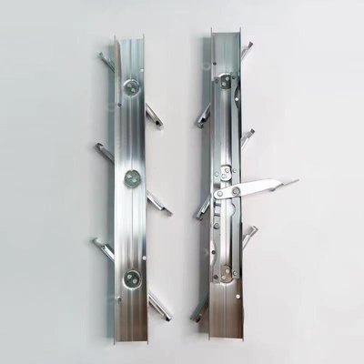 Solo mecanismo de aluminio de cristal moderado de la lumbrera para el obturador inclinable invisible