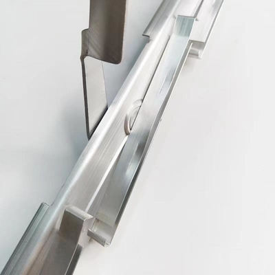 Solo mecanismo de aluminio de cristal moderado de la lumbrera para el obturador inclinable invisible
