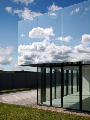 Fachada de cristal reflexiva de la pared de cortina para los edificios económicos de energía