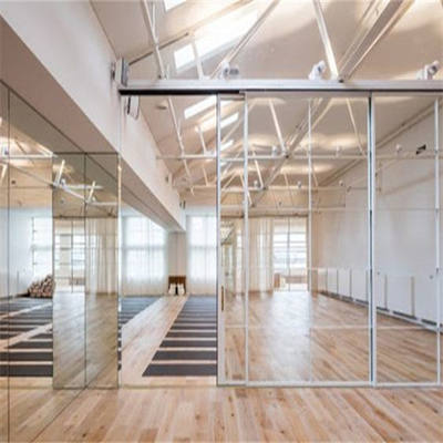 Paredes de división de cristal Frameless insonoras para la danza/el estudio de grabación