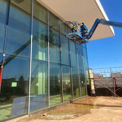 Fachada de cristal clara de la pared de cortina para la pared exterior estructural de la construcción