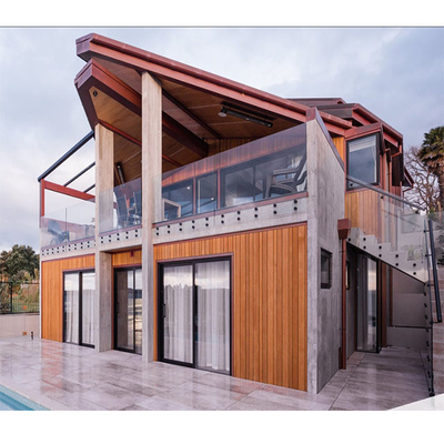 Verja de cristal moderada permeabilidad para la barandilla de cristal del balcón de la escalera