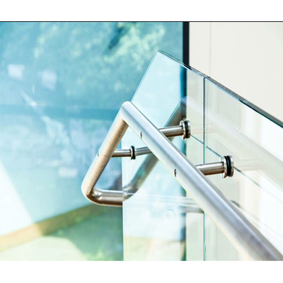 Cerca de aluminio de cristal Handrail de la piscina del pórtico de Balustrade For Balcony de la cerca