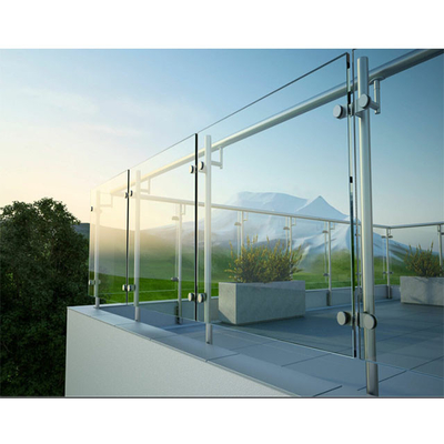 Cerca de aluminio de cristal Handrail de la piscina del pórtico de Balustrade For Balcony de la cerca