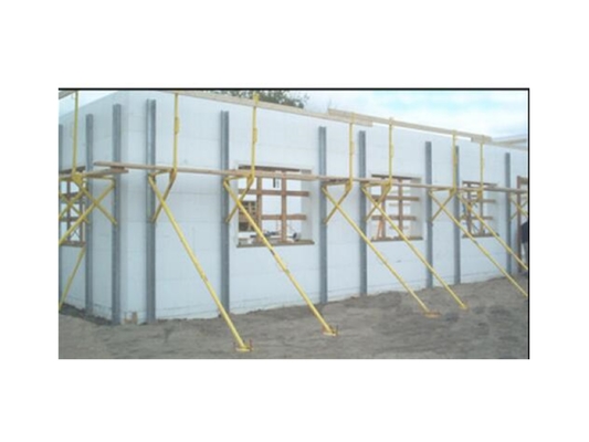 El cinc cubierto/pintó apoyar de acero de Icf para la ayuda de la construcción de viviendas