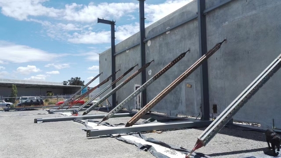 El cinc cubierto/pintó apoyar de acero de Icf para la ayuda de la construcción de viviendas
