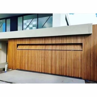 Grano de madera acabado Grano de madera acabado de aluminio barras Modern look para el garaje