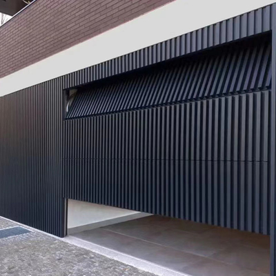 Grano de madera acabado Grano de madera acabado de aluminio barras Modern look para el garaje