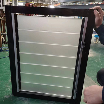 Ventanas de vidrio ajustable con paneles de vidrio templado para construcción de viviendas
