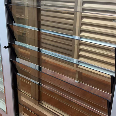 Ventanas de cristal ajustable con pantalla de acero inoxidable 304