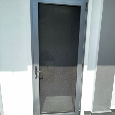 Cuadro de aluminio de acero inoxidable de pantalla de las puertas de pantalla con bisagras para edificios de viviendas