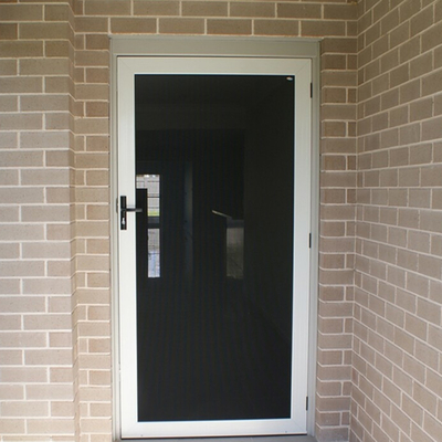 Cuadro de aluminio de acero inoxidable de pantalla de las puertas de pantalla con bisagras para edificios de viviendas
