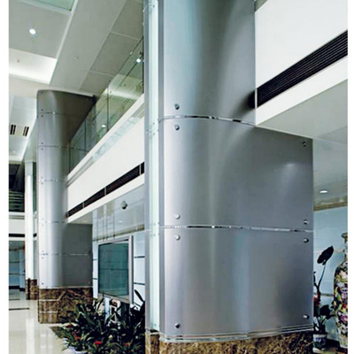 Revestimiento de columnas de aluminio de colores Revestimiento de paredes exteriores de aluminio de metal moderno