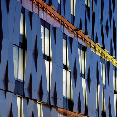 Panel de malla de metal moderno para el techo del edificio Solución de chapa de aluminio