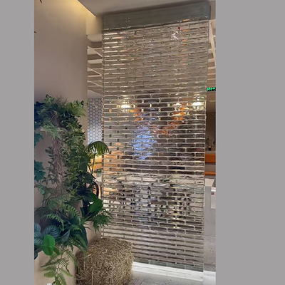 Bloques de cristal mosaico Decoración de baldosas Pared divisoria Pared cortina de vidrio sólido de ladrillo