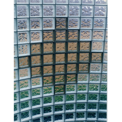 Tijeras de mosaico de pared de vidrio interior transparente de cuerpo completo para bloques de vidrio de cocina