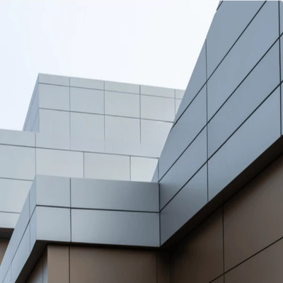 Panel aislado de aluminio metálico de color cepillado duradero para edificios de larga duración