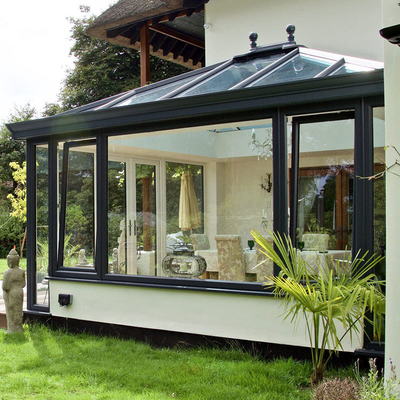 Invernadero exterior solarium octogonal con vidrio aislado y tamaño personalizado