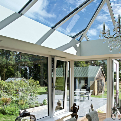 Invernadero exterior solarium octogonal con vidrio aislado y tamaño personalizado