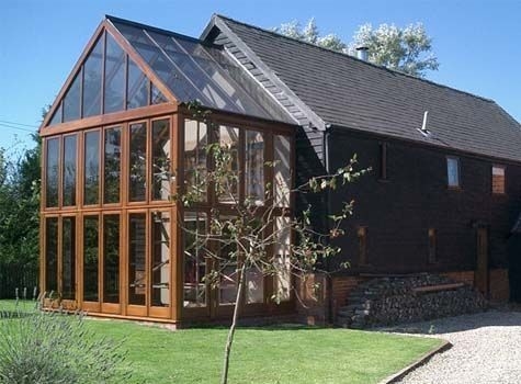 Moderno diseño de pie libre de aluminio impermeable marco de vidrio Casa prefabricada Casa verde