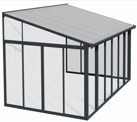 Edificio de oficinas Salas de sol de vidrio con diseño prefabricado de cuatro temporadas y perfil de aluminio