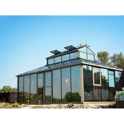Cuadro de material de aleación de aluminio de pie libre sala de sol invernadero para edificios de oficinas