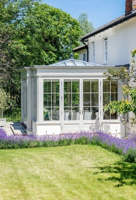 Tamaño personalizado Pequeño Cuarto de vidrio de 4 estaciones Invierno Casa de jardín de aluminio Salón de sol en gris