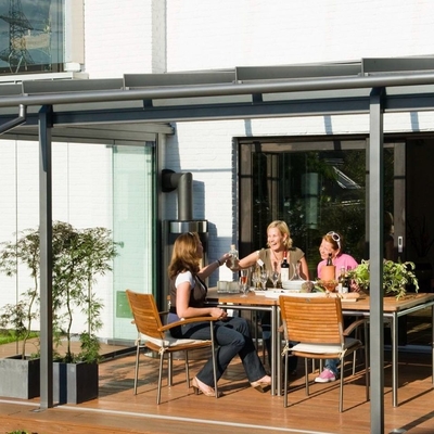 Edificio de oficinas impermeable Personalizado 4 Temporada Aluminio prefabricado Modular Solares