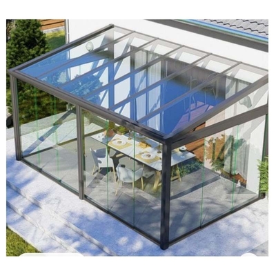 Sala de sol de aluminio de acabado liso para un hermoso jardín de invierno