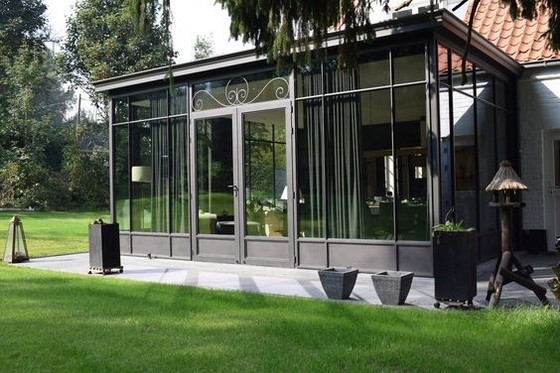 En polvo Revestido Finido suave Casa de sol para tres temporadas Salas de sol y salas de pantalla