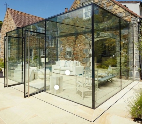 Salón de sol de vidrio para techos de acristalamiento de aluminio de doble acristalamiento