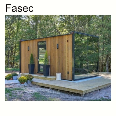 Casas de cristal de acero con doble acristalamiento de doble acristalamiento de acero de doble acristalamiento Casas de cristal con solarium para exteriores