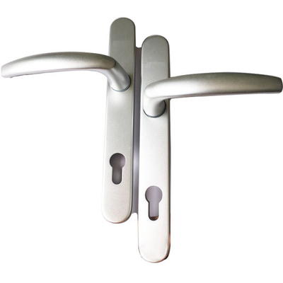 Apartamento de aluminio de cristal puerta de nivel de la manija para el patio puerta de entrada
