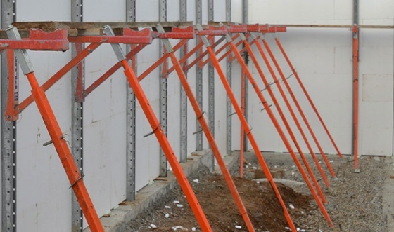 Revestimiento permanente sin aleación para moldes de hormigón aislado ICF Pared en tamaño personalizado