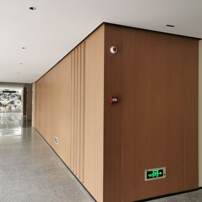 4 mm PVDF Revestimiento 1220x2440 mm Panel compuesto de aluminio de color de grano de madera ACP ACM