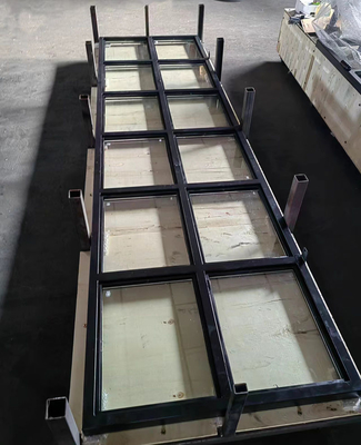 Ventanas de vidrio de aluminio resistentes a la intemperie asequibles / puertas de acero resistentes al fuego con fácil instalación