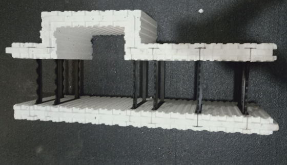 Seguridad ICF Pared Mejores moldes de hormigón aislados para clima frío