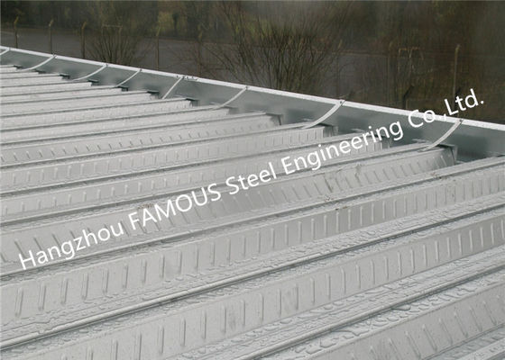 Decking compuesto del piso del metal de 0.8mm-1.2m m para el edificio multi ISO9001 del piso
